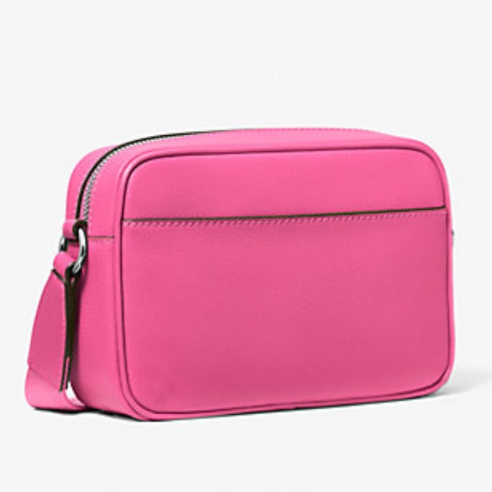 Michael Kors Jet Set Leather Medium Crossbody Bag with Case for Apple Airpods Pr - Picture 3 of 16